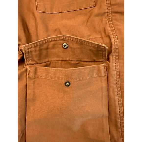 Levi's Women High Collar Button-up Front Karlie Utility Jacket Brown XL NWT - Picture 16 of 16